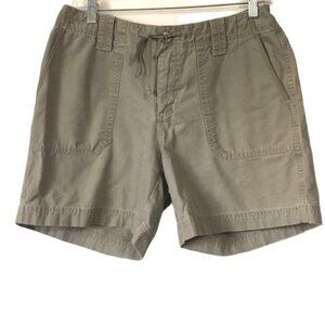 Eddie Bauer green denim Bermuda shorts size 8